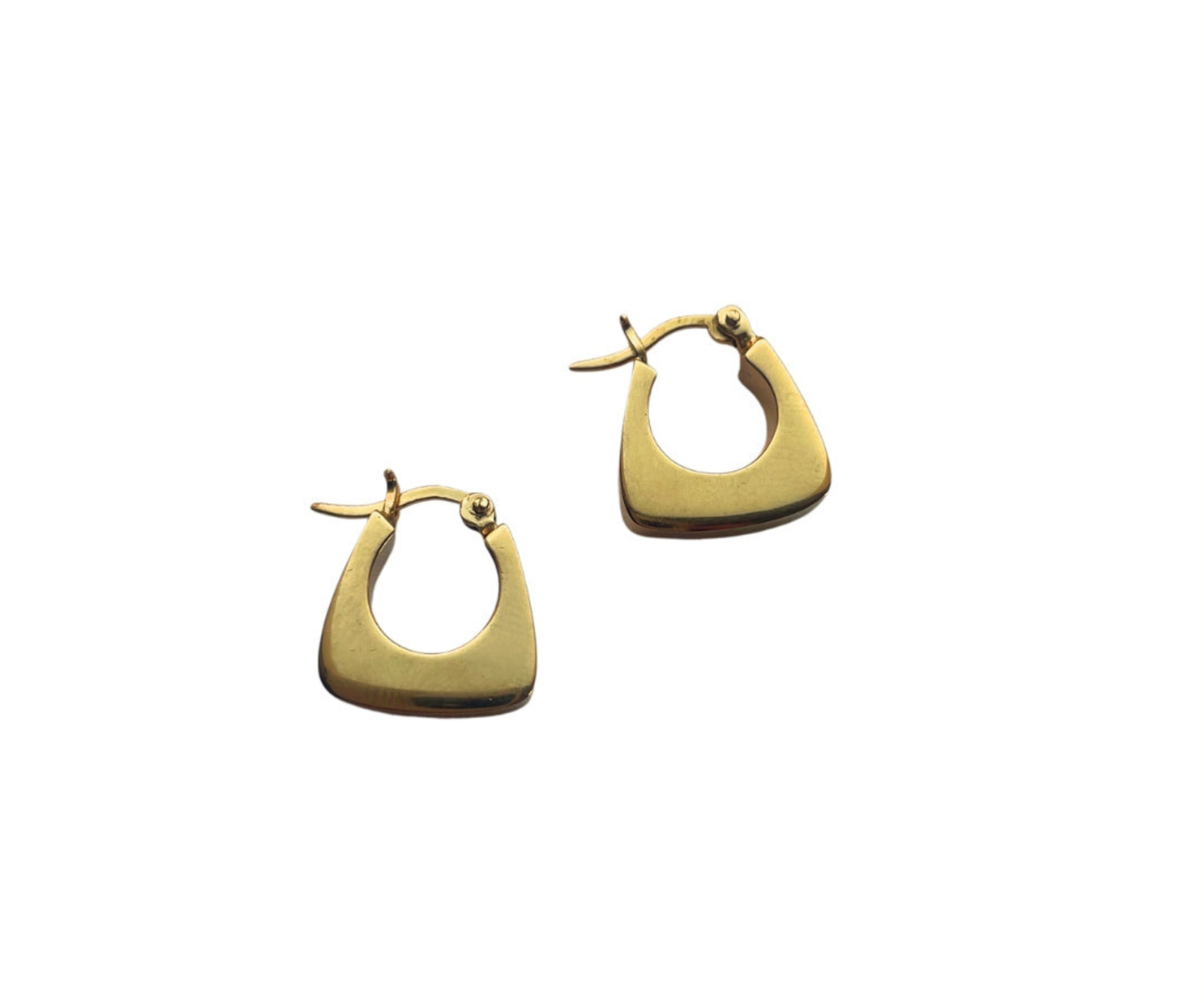 Gold Classic Curve Earrings