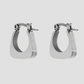Silver Classic Curve Earrings