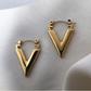 Gold V-drops