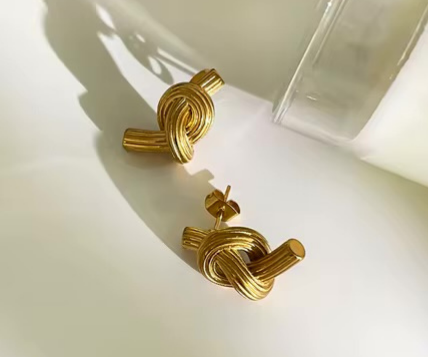 Textured Knot Studs