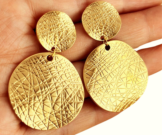 Wavy Textured Earrings