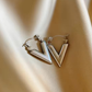 Silver V-drops