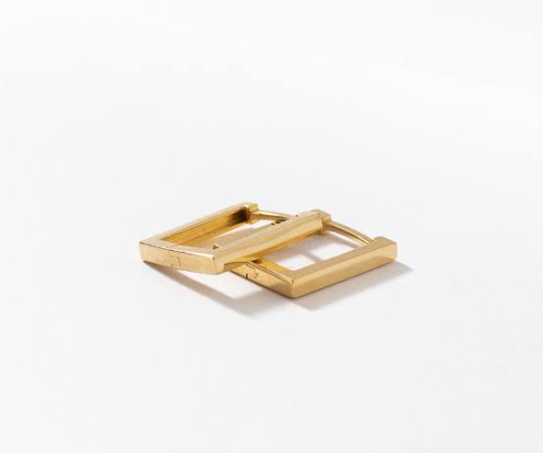 Rectangle Ear Hoops